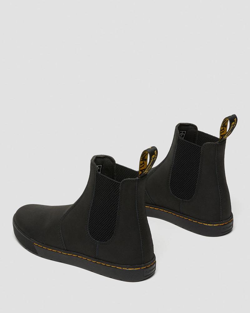 Dr Martens Tempesta Men's Læder Casual Ankelstøvler Herre Sort | DK 454QMA